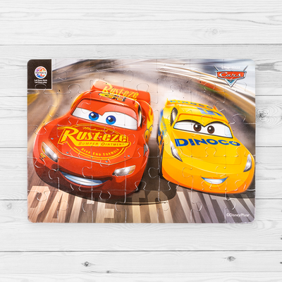 Disney Pixar cars 4 in 1 jigsaw puzzle for Kids