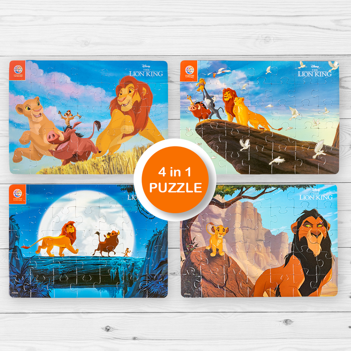 Disney Lion King 4 in 1 jigsaw puzzle for Kids