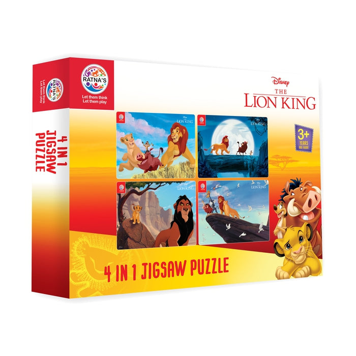 Disney Lion King 4 in 1 jigsaw puzzle for Kids