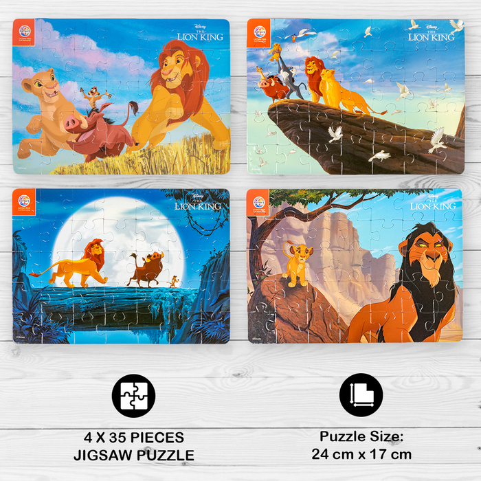 Puzzle Roi lion - Disney | Beebs