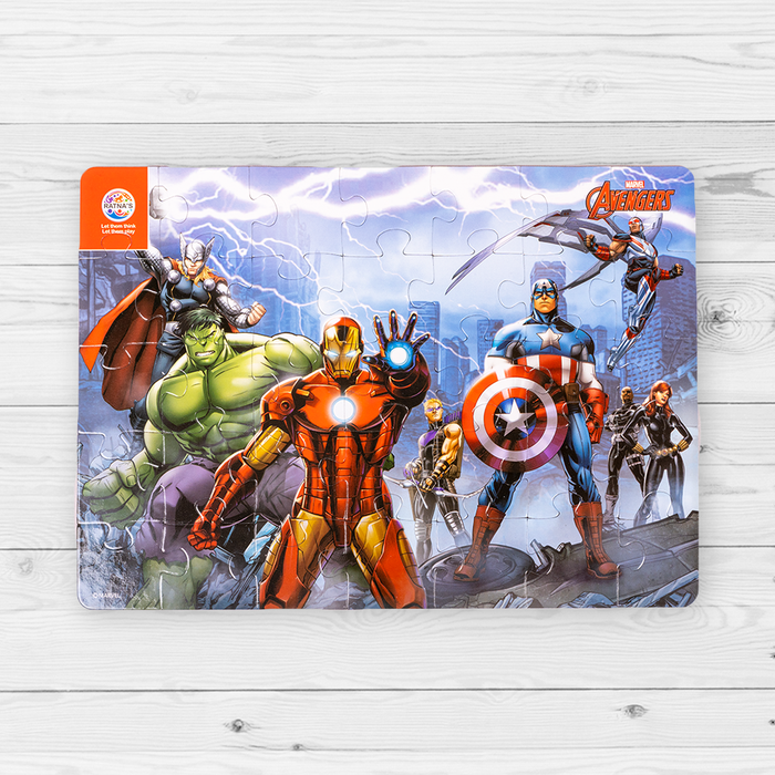 Marvel Avengers Team 4 in 1 jigsaw puzzle for Kids