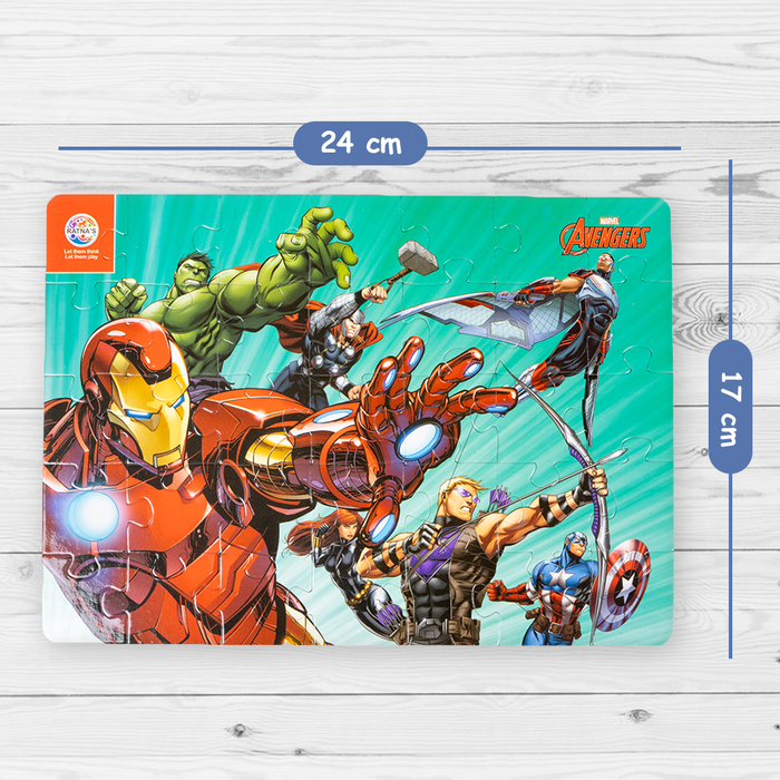 Marvel Avengers Team 4 in 1 jigsaw puzzle for Kids