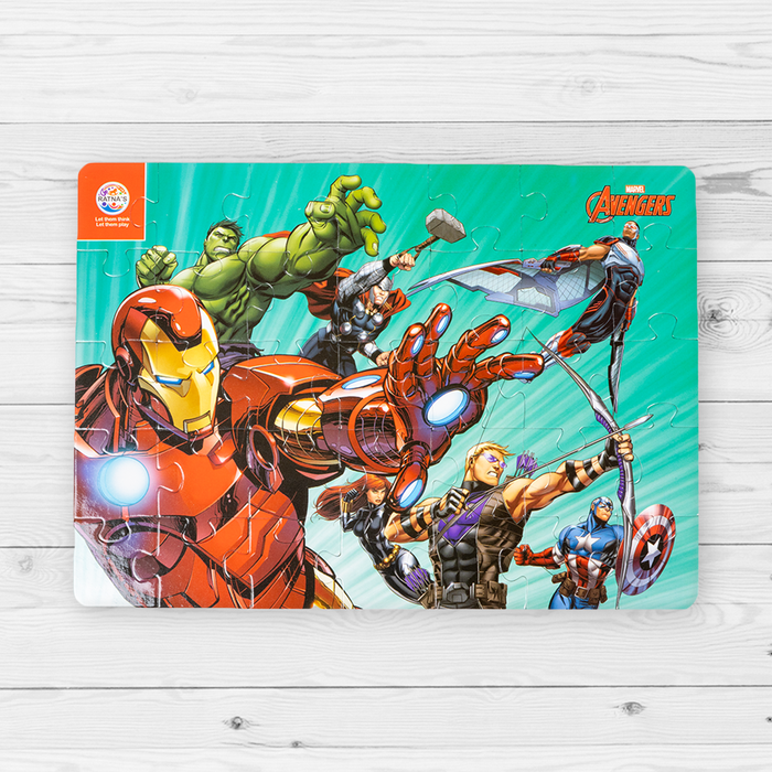 Marvel Avengers Team 4 in 1 jigsaw puzzle for Kids