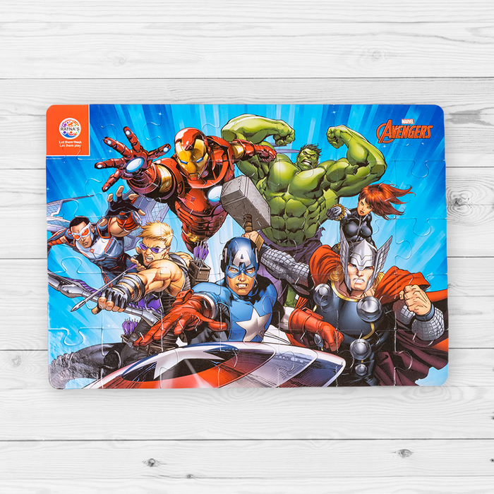 Marvel Avengers Team 4 in 1 jigsaw puzzle for Kids