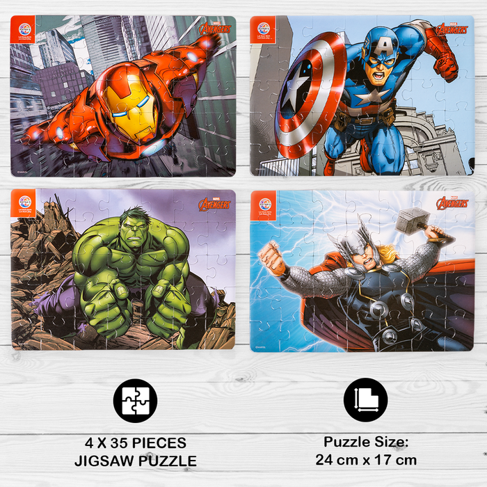 Marvel Avengers Solo 4 in 1 jigsaw puzzle for kids