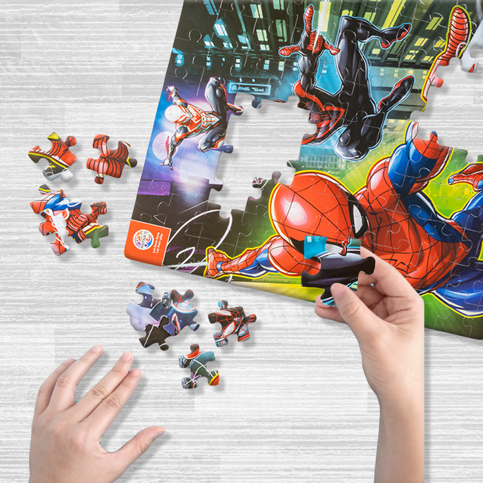 Marvel Spiderman 99 pieces jigsaw puzzle for Kids