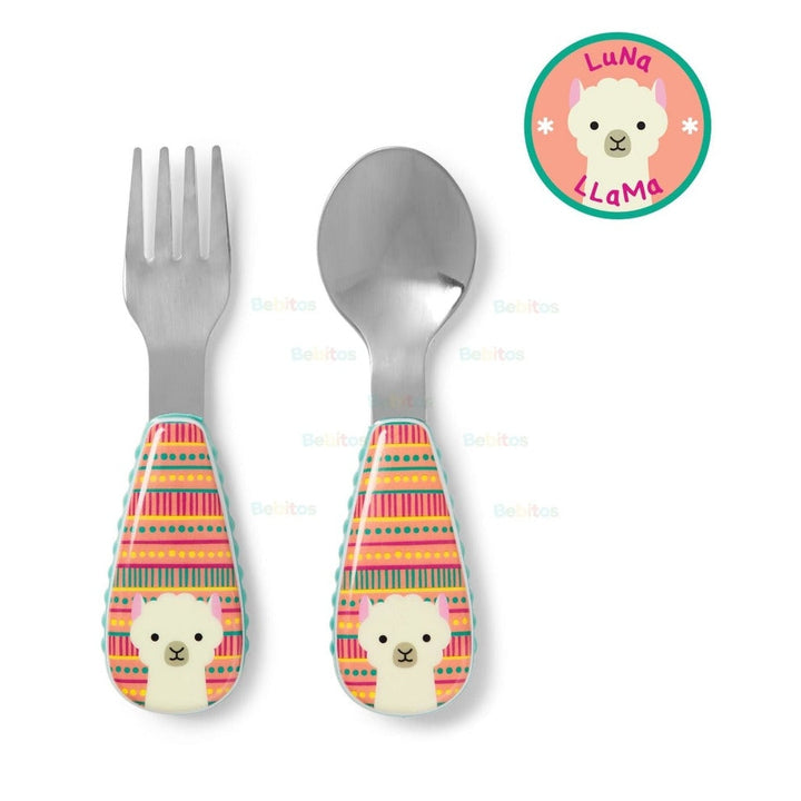 Zoo Utensils Fork & Spoon
-Llama