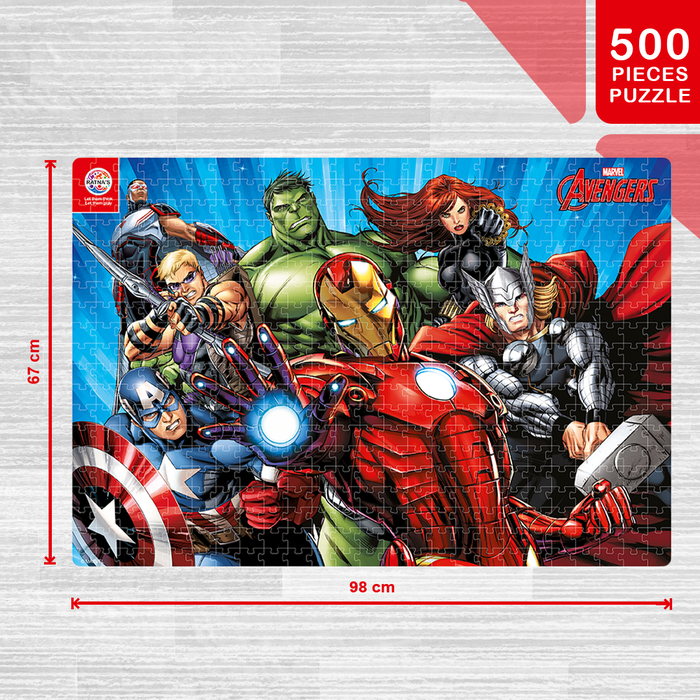 Marvel Avengers 500 pieces jigsaw puzzle for kids