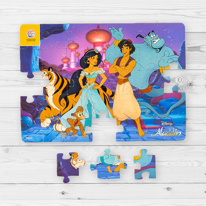 Disney Aladdin 4 in 1 jigsaw puzzle for Kids