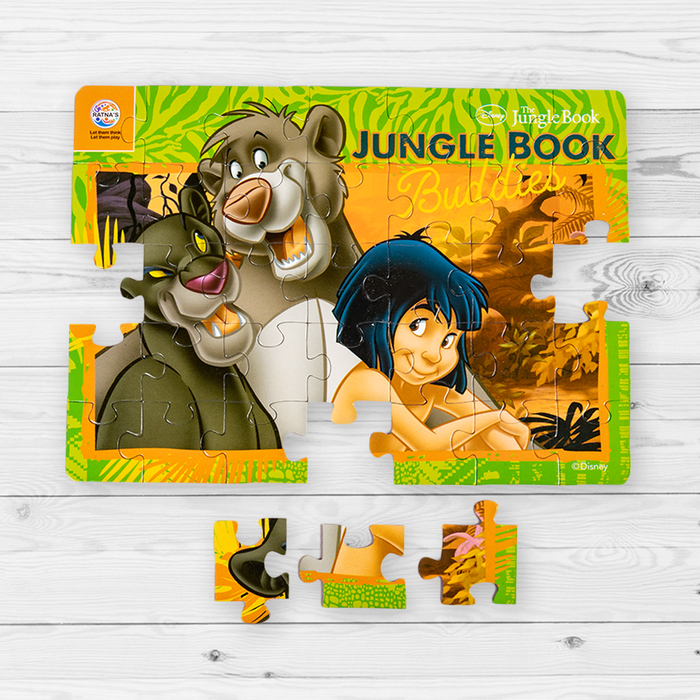 Disney The Jungle book 4 in 1 jigsaw puzzle for Kids