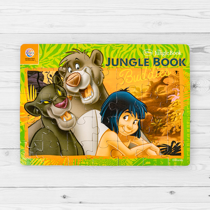 Disney The Jungle book 4 in 1 jigsaw puzzle for Kids