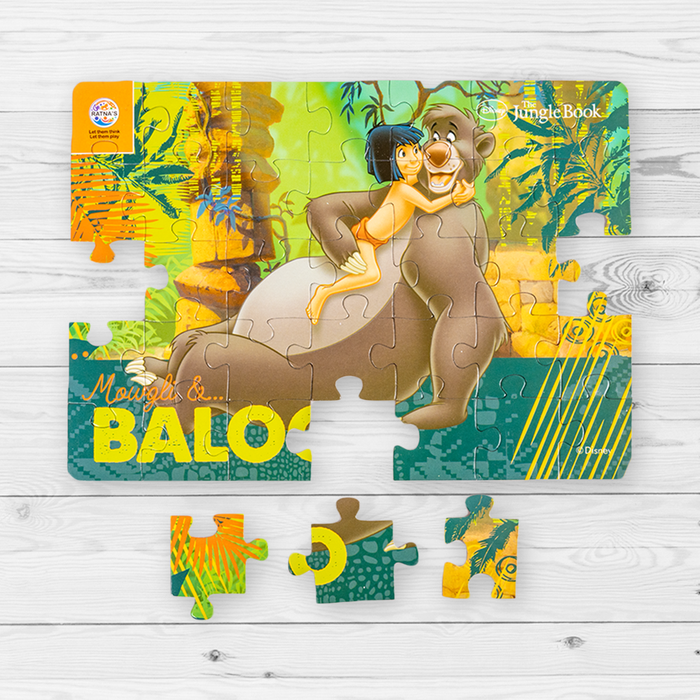 Disney The Jungle book 4 in 1 jigsaw puzzle for Kids