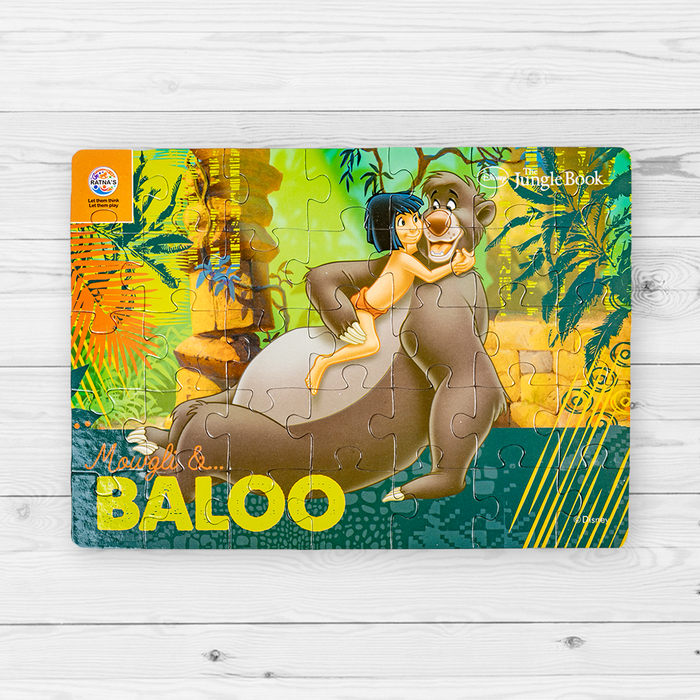 Disney The Jungle book 4 in 1 jigsaw puzzle for Kids