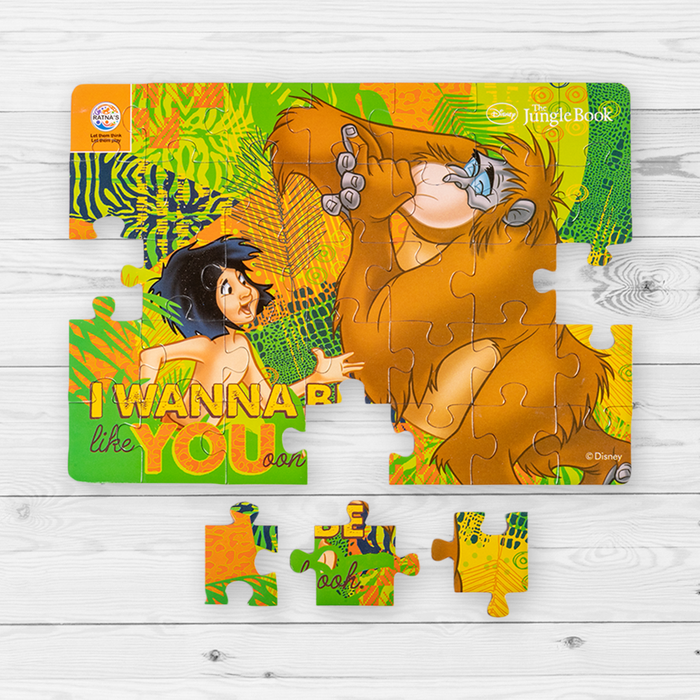 Disney The Jungle book 4 in 1 jigsaw puzzle for Kids