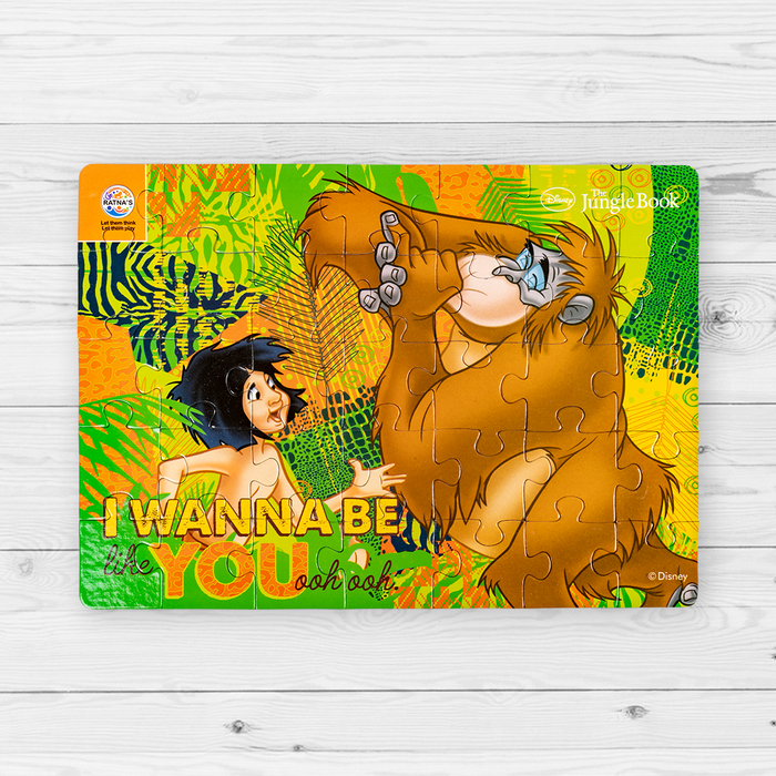 Disney The Jungle book 4 in 1 jigsaw puzzle for Kids