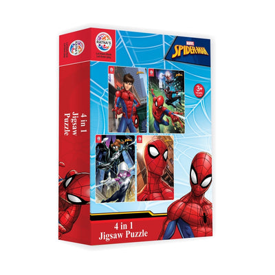 Marvel Spiderman Certical 4 in 1 jigsaw puzzle for Kids