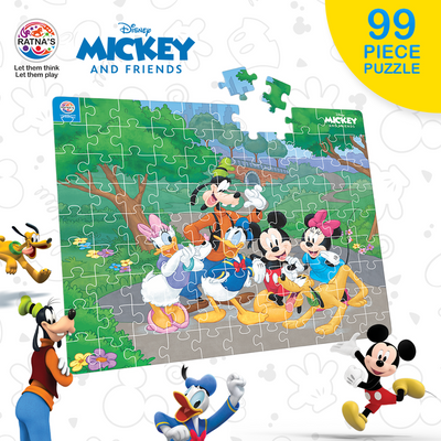 Disney Mickey & Friends 99 pieces jigsaw puzzle for Kids