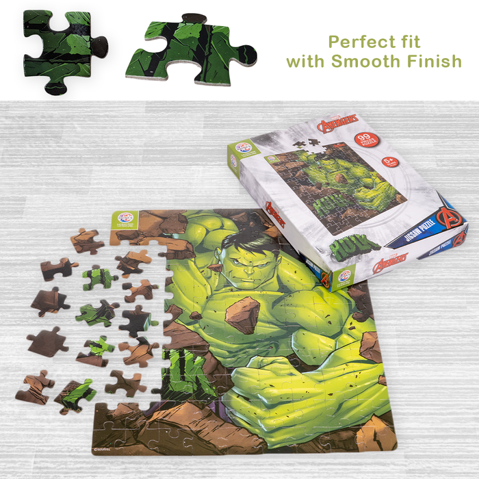 Marvel Avengers Hulk 99 pieces jigsaw puzzle for Kids