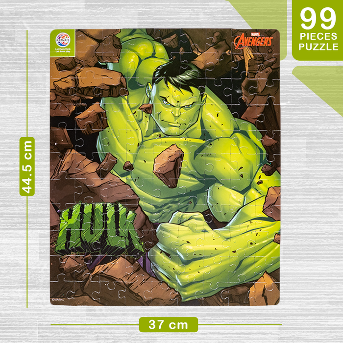 Marvel Avengers Hulk 99 pieces jigsaw puzzle for Kids