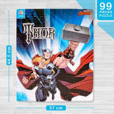 Marvel Avengers Thor 99 pieces jigsaw puzzle for Kids