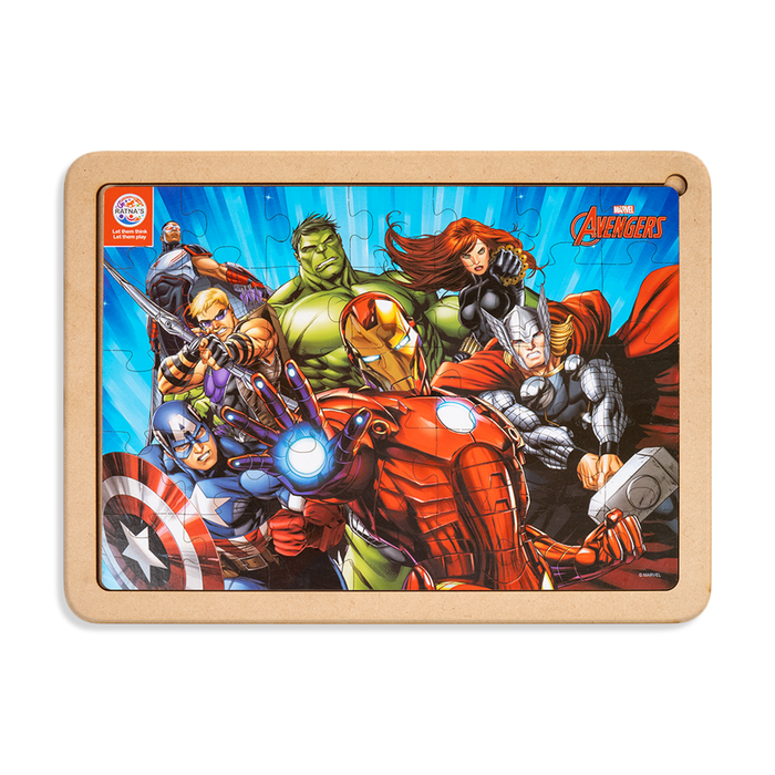 Marvel Avengers Wooden Jigsaw puzzle 35 pieces