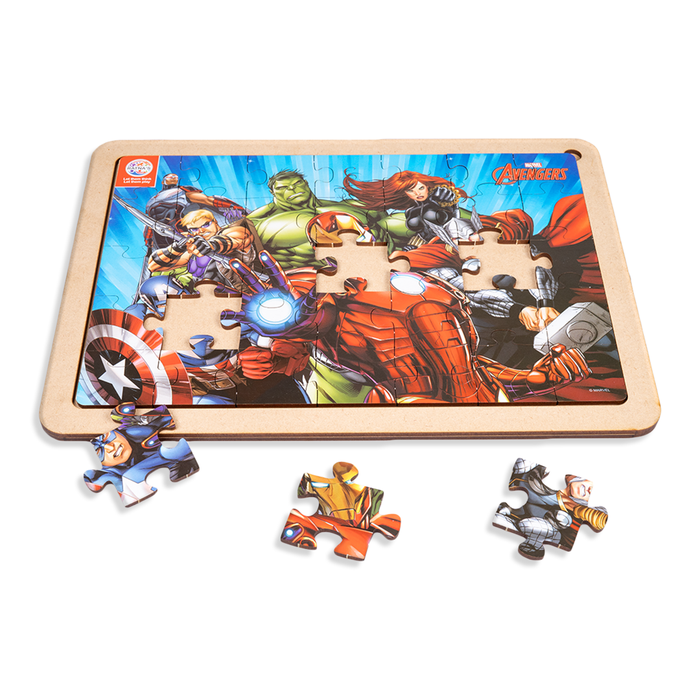 Marvel Avengers Wooden Jigsaw puzzle 35 pieces