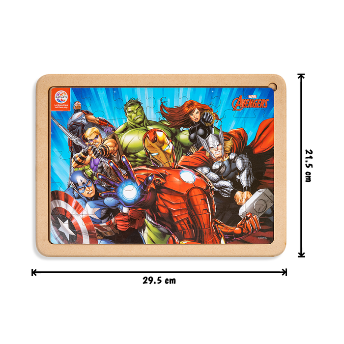 Marvel Avengers Wooden Jigsaw puzzle 35 pieces