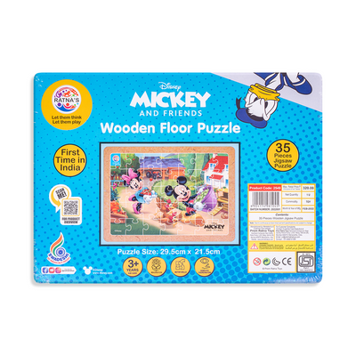 Disney Mickey & Friends Wooden Jigsaw puzzle 35 pieces
