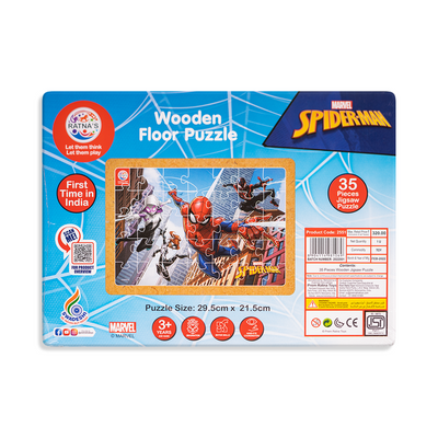 Marvel Spiderman Wooden Jigsaw puzzle 35 pieces