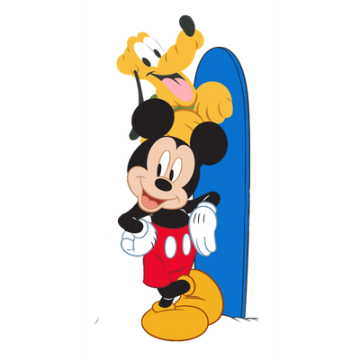 Disney My colouring mat Mickey & Friends ,Washable & reusable