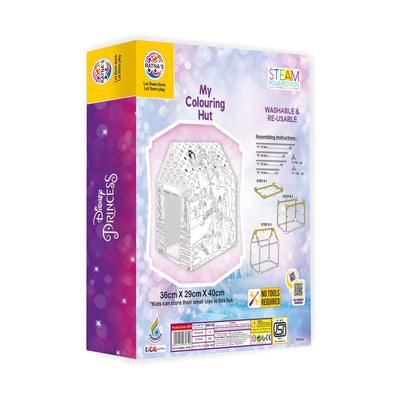 Disney My colouring hut Princess, Washable & reusable