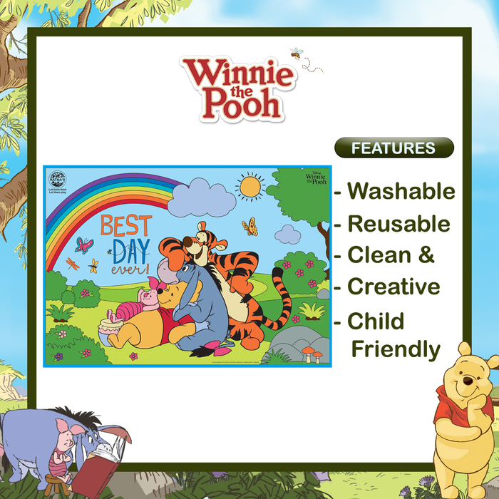 Disney My colouring mat Winnie the pooh Washable & reusable