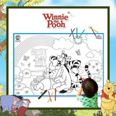 Disney My colouring mat Winnie the pooh Washable & reusable