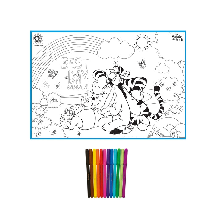 Disney My colouring mat Winnie the pooh Washable & reusable