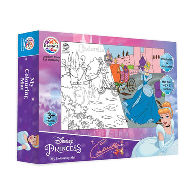 Disney My colouring mat Princess cindrella , Washable & reusable