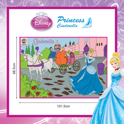 Disney My colouring mat Princess cindrella , Washable & reusable