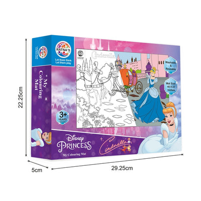 Disney My colouring mat Princess cindrella , Washable & reusable