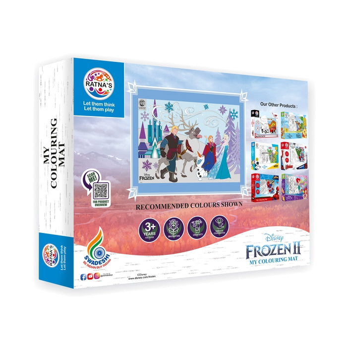 Disney Colouring Mat - Frozen | Washable & Reusable (5-8 Years)