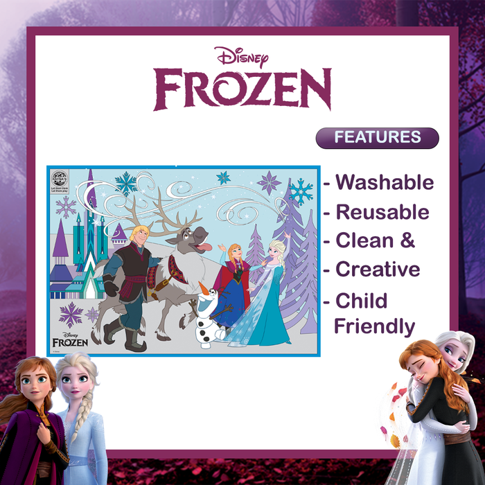 Disney Colouring Mat - Frozen | Washable & Reusable (5-8 Years)