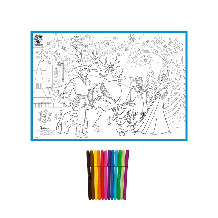 Disney My colouring mat Frozen ,Washable & reusable