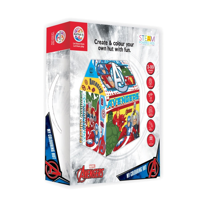 Marvel My colouring hut Avengers, Washable & reusable