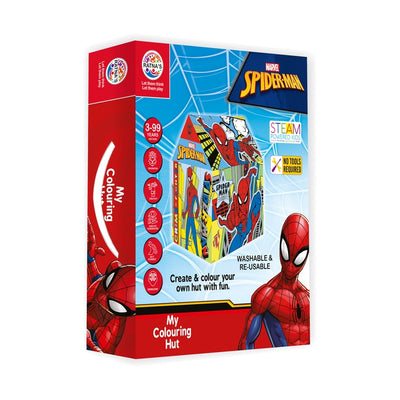 Marvel My colouring hut Spiderman, Washable & reusable