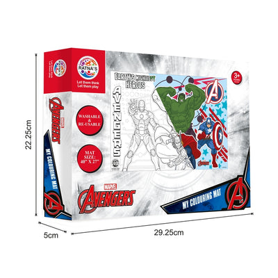 Marvel My colouring mat Avengers, Washable & reusable