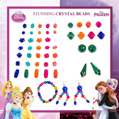 Disney 2 in 1 Jewellery making kit for Girls ( Frozen & Princess)