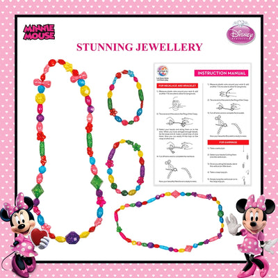 Disney Minnie Mouse Sparkling Beads Jewellery Making Kit Junior for kids