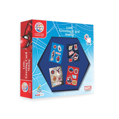Marvel Spiderman Greeting Card making kit little