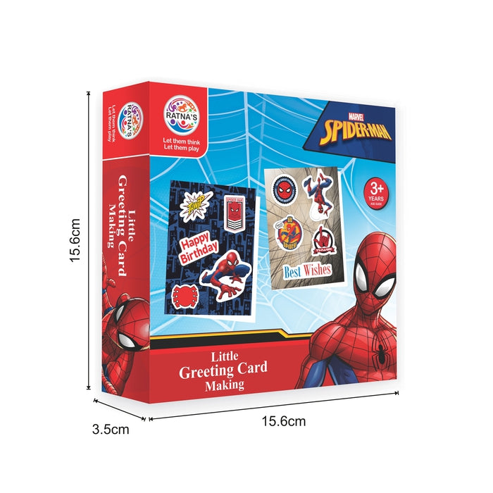 Marvel Spiderman Greeting Card making kit little