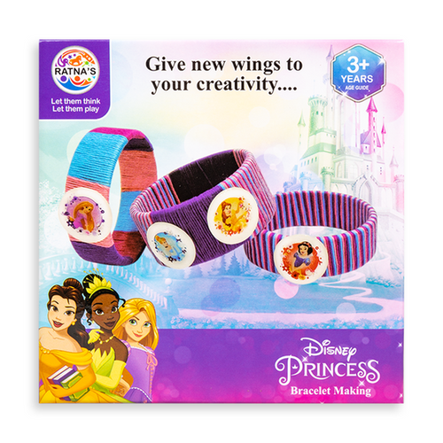 Disney Original Princess Thread Bracelet Making Kit (5-8 Years) | Licensed Disney Toy