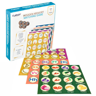 Wooden Memory Match Game