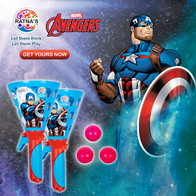 Marvel Captain America Sky ping pong A perfect catching fun game